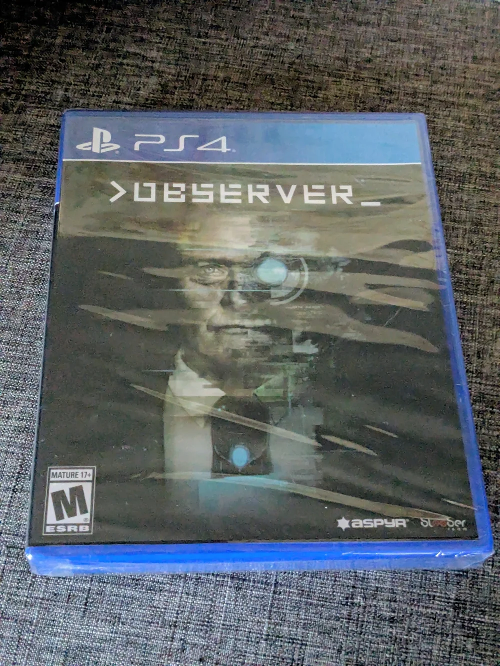 Sony PS4 Observer – Blue and Black Case